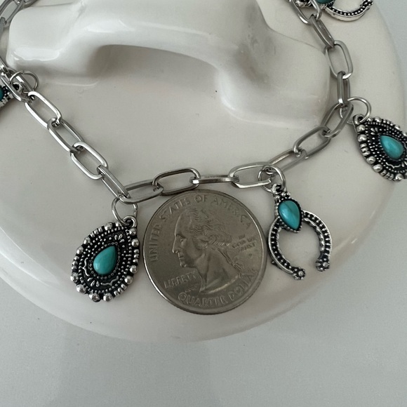 Cute Turquoise Women's Bracelate - Picture 3 of 11